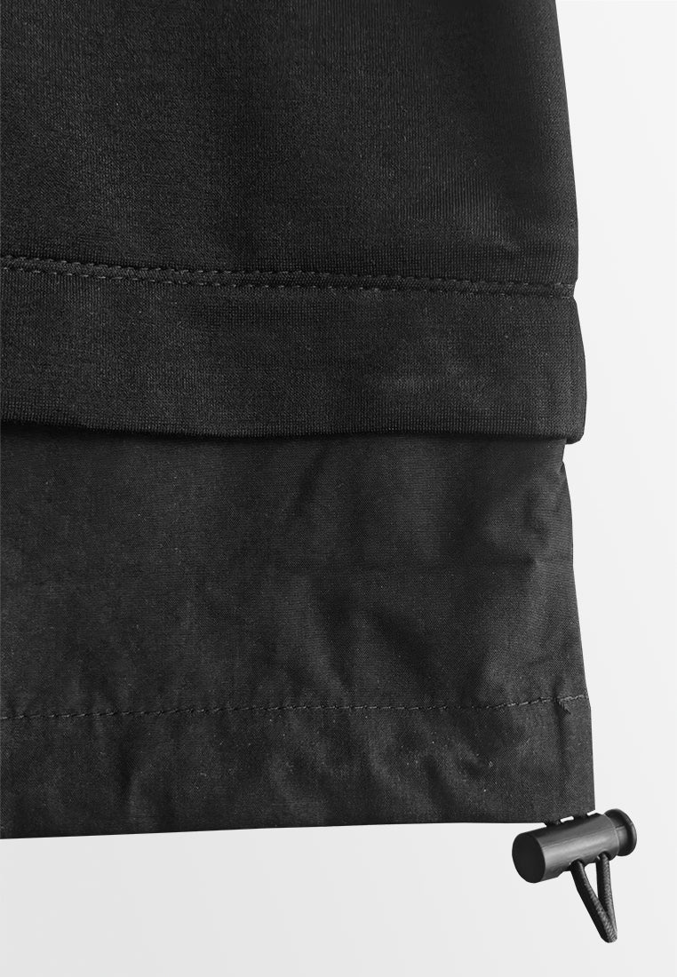 Men Oversized T-Shirt Short Sleeve - Black - 510230