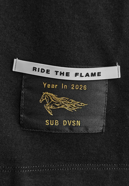 Men Oversized T-Shirt Short Sleeve - Black - 510361