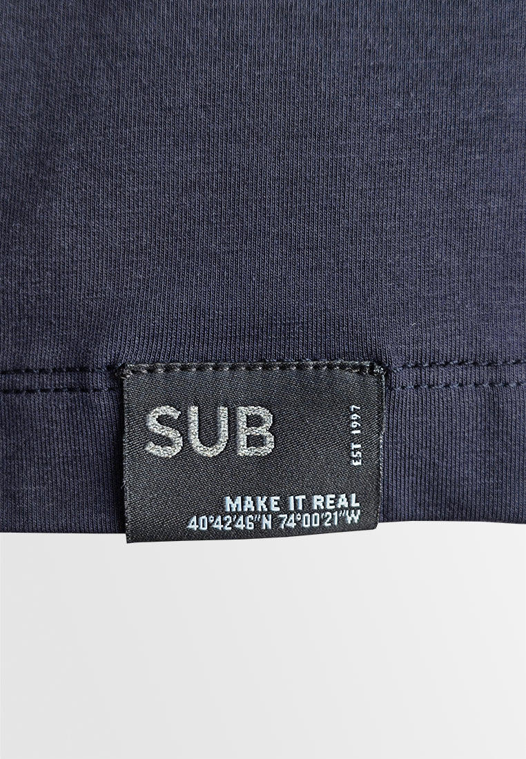 Men Short-Sleeve Graphic Tee - Navy - 510159