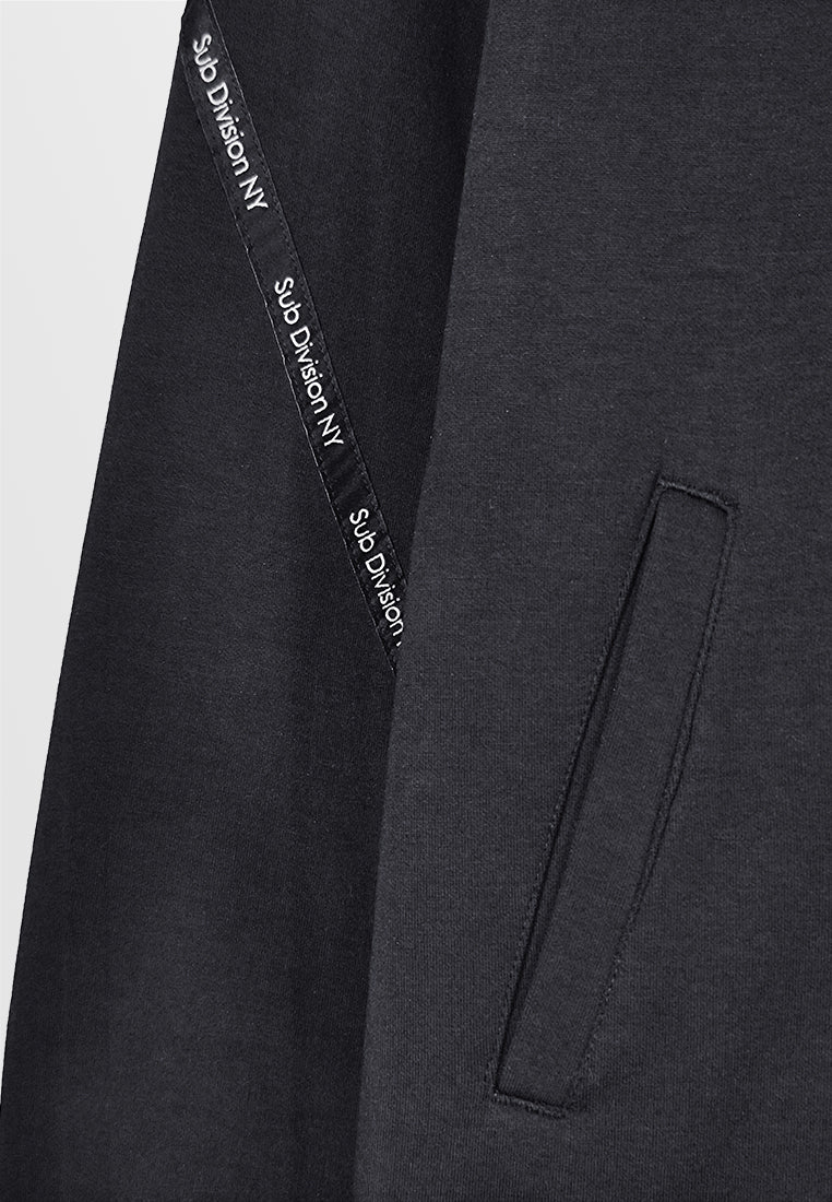 Men Long-Sleeve Sweatshirt Hoodies - Black - 310018
