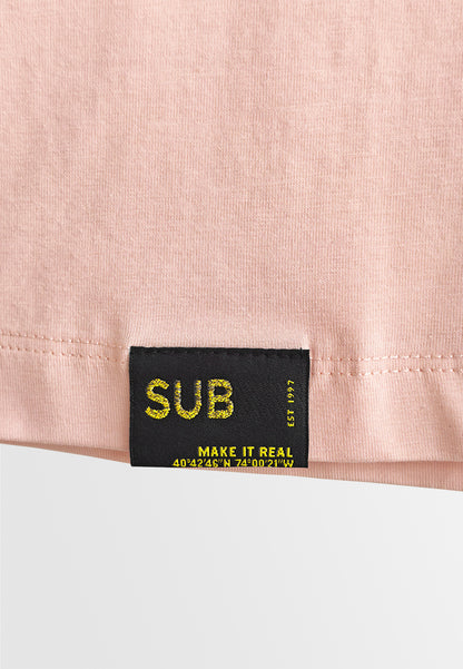 Men Short-Sleeve Graphic Tee - Pink - 510350