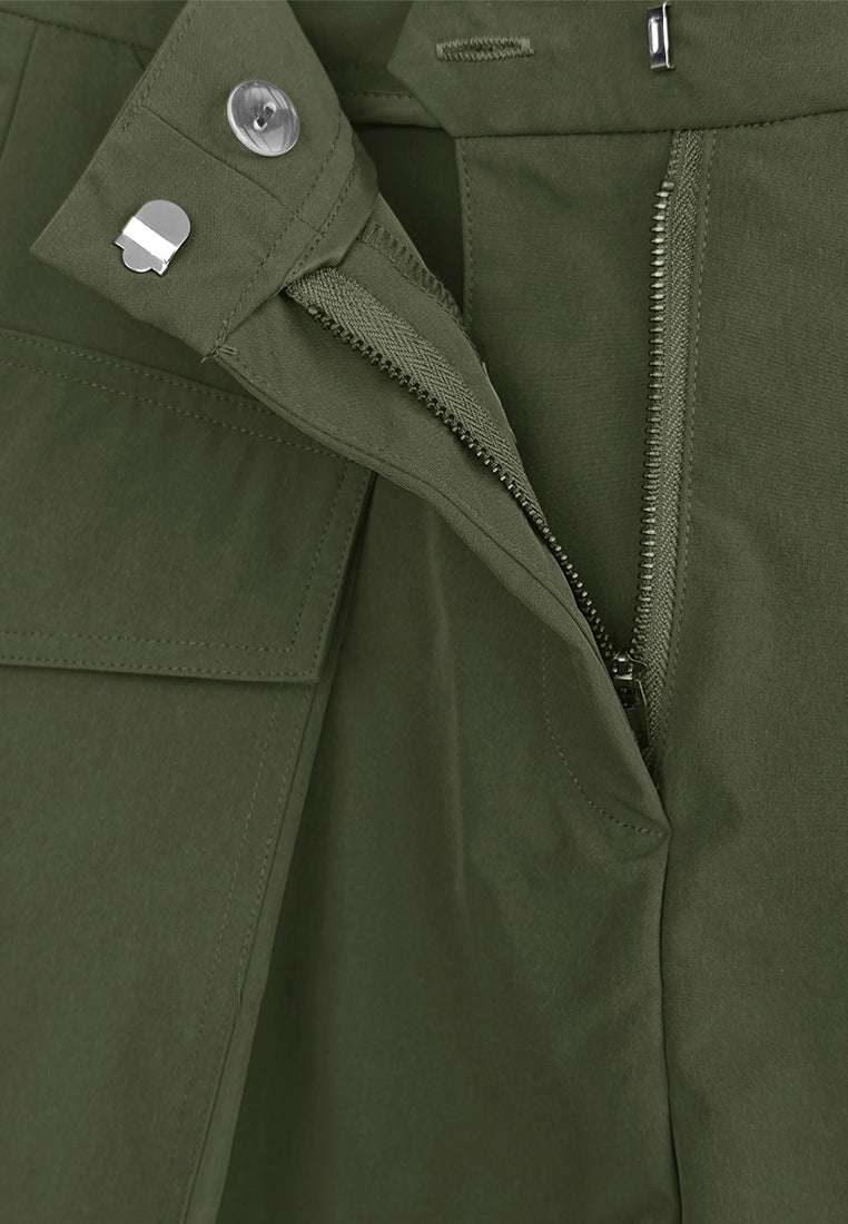 Women Short Pants - Army Green - 510057