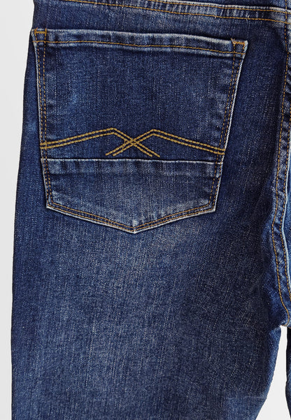 Men Slim Fit Long Jeans - Blue - 510098