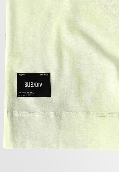 Men Oversized T-Shirt Short Sleeve - Beige - 410250