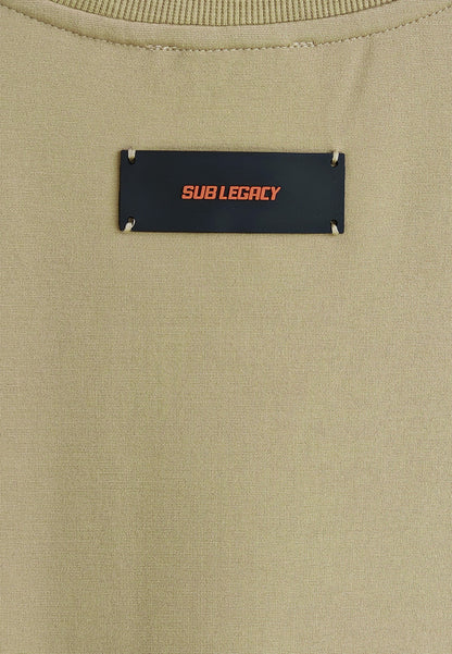 Women Sleeveless Oversized Fashion Tee - Khaki - 510149