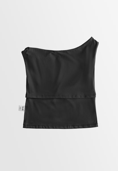 Women Sleeveless Top - Black - 610413