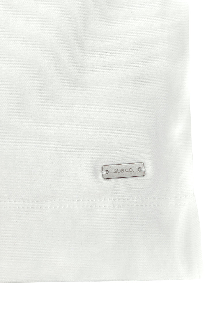 Women Sleeveless Fashion Tee - White - 610285