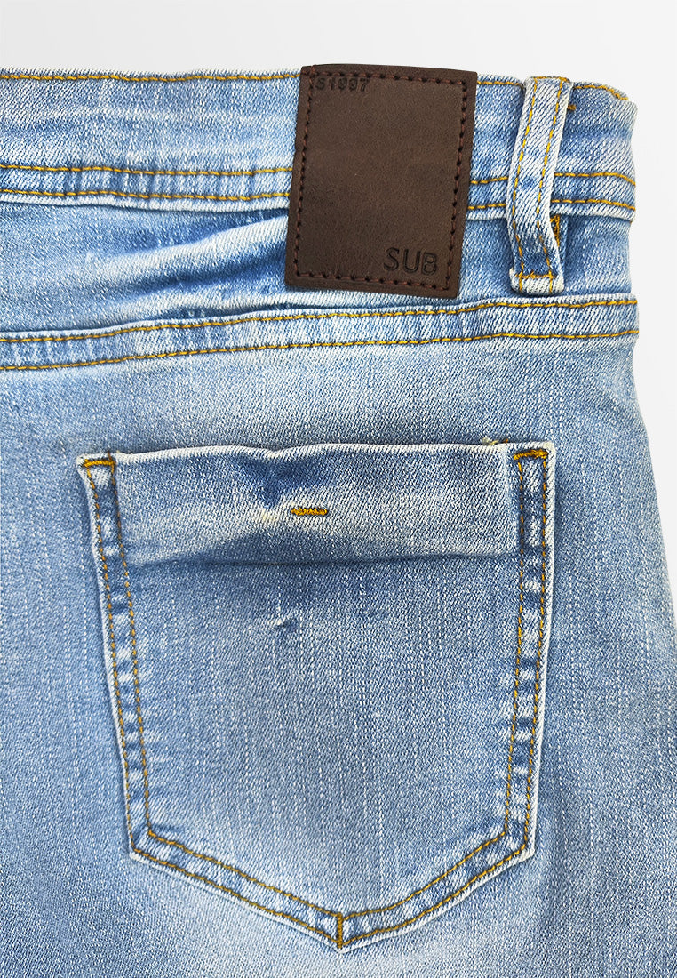 Women Short Jeans - Light Blue - 410263