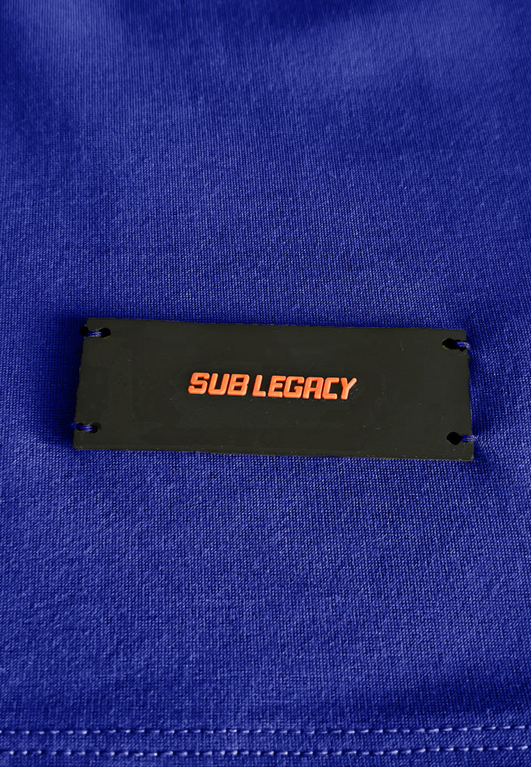 Men Oversized T-Shirt Short Sleeve - Blue - 510228