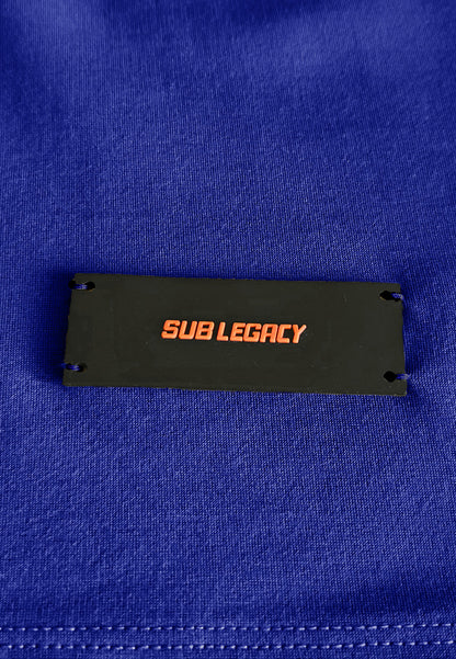 Men Oversized T-Shirt Short Sleeve - Blue - 510228