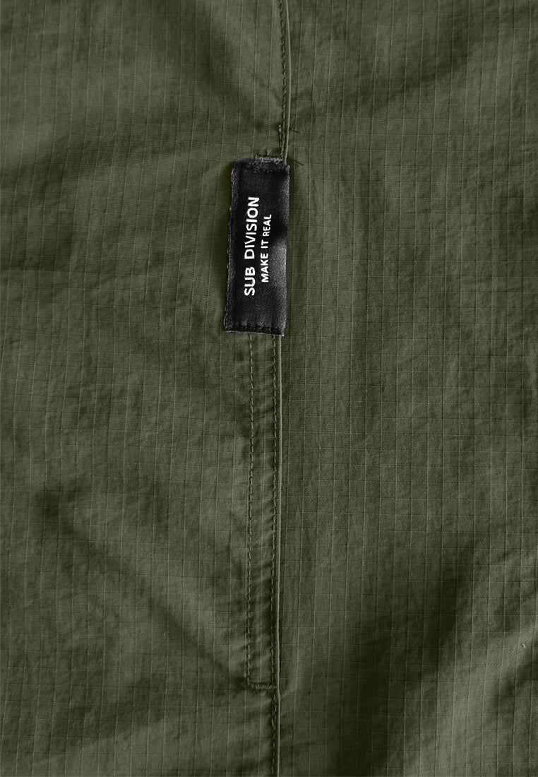 Women Long-Sleeve Midi Dress - Army Green - 510046