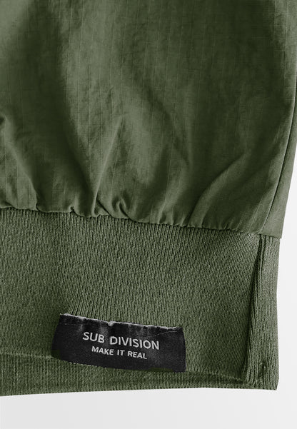 Women Long-Sleeve Sweatshirt - Army Green - 510048