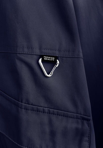 Men Oversized Bomber Jacket - Navy - 510262