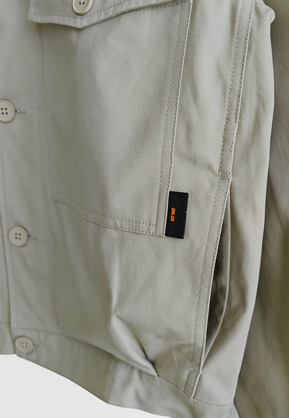 Men Oversized Bomber Jacket - Khaki - 510237