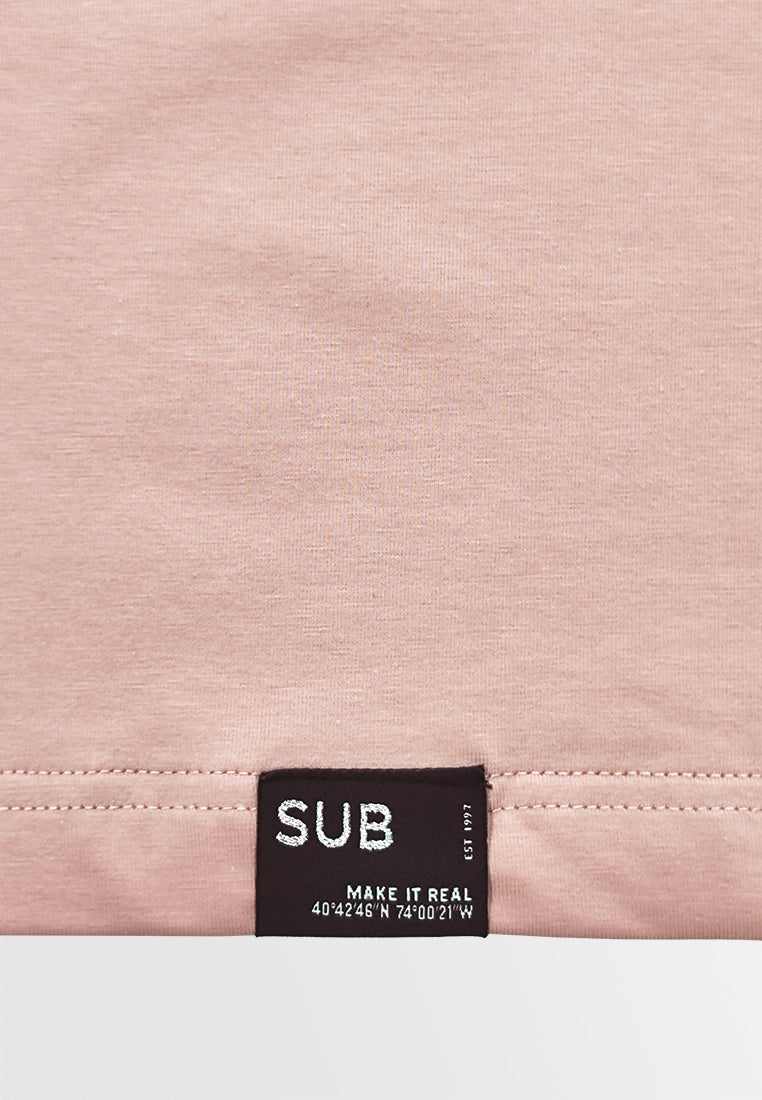 Men Short-Sleeve Graphic Tee - Pink - 510063