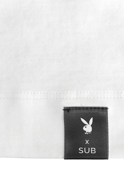 Playboy x SUB Women Sleeveless Fashion Tee - White - 610361