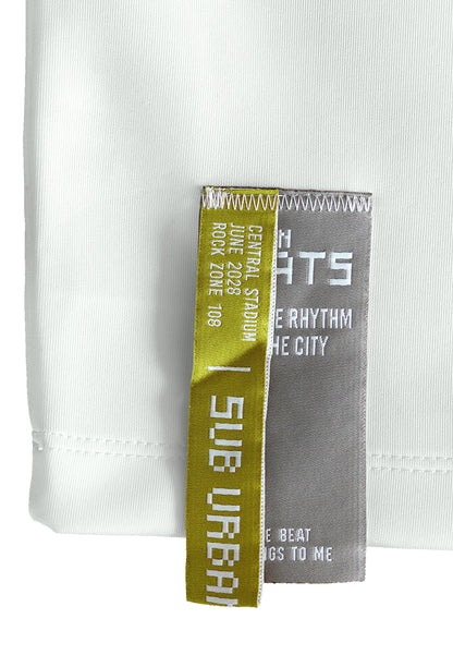 Men Oversized T-Shirt Short Sleeve - White - 510247