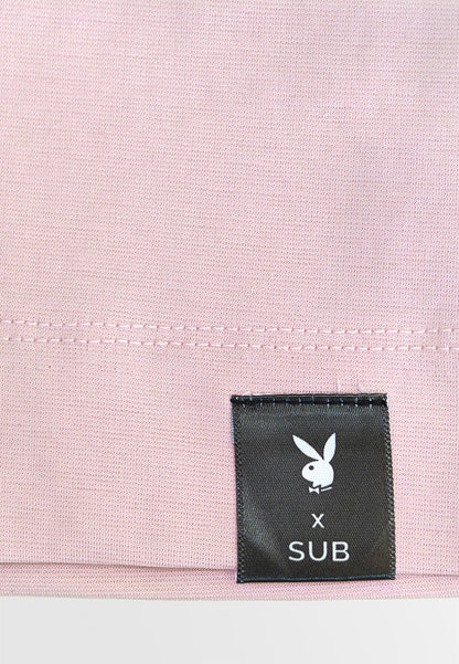 Playboy x SUB Women Sleeveless Fashion Tee - Pink - 610360