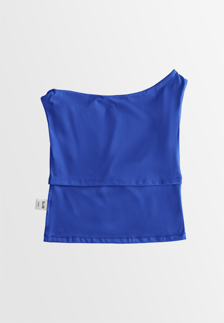 Women Sleeveless Top - Blue - 610433