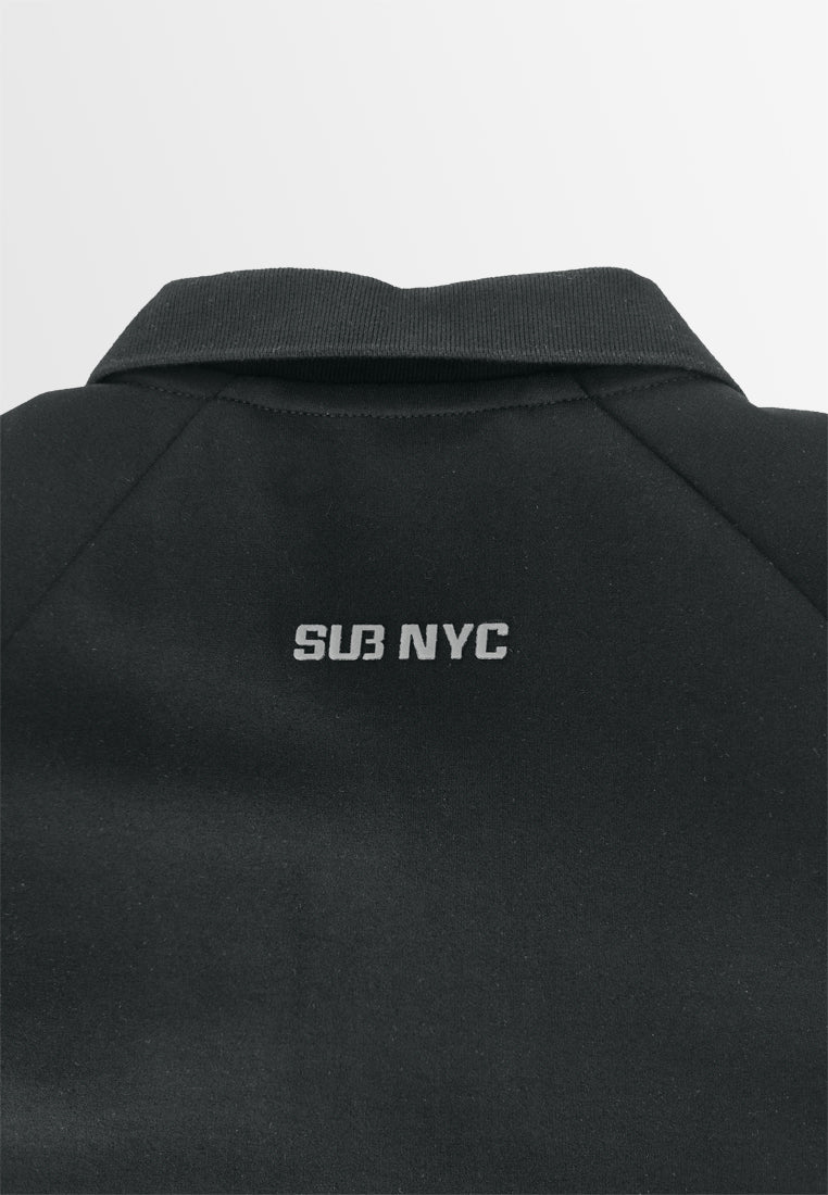 Men Oversized Fashion Polo Tee - Black - 410209