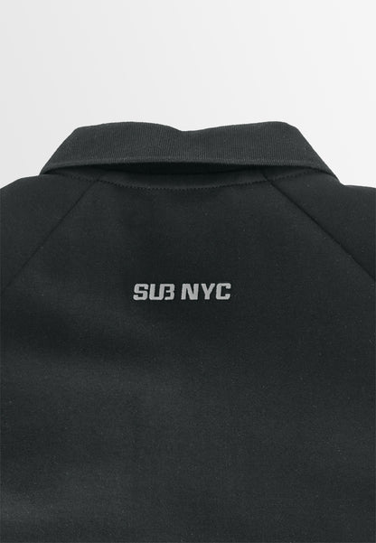 Men Oversized Fashion Polo Tee - Black - 410209