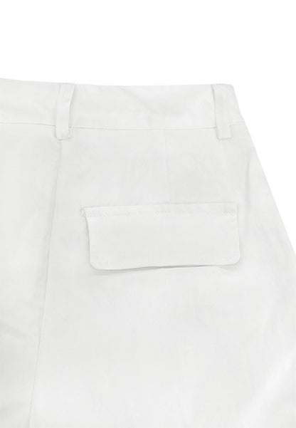 Women Wide Leg Pants - White - 610341