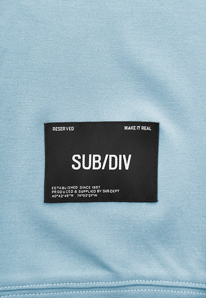 [VALUE BUY] Men Short-Sleeve Oversized Polo Tee - Light Blue - 510047