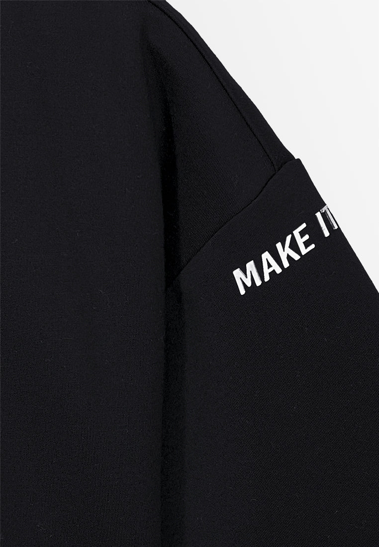 Men Short-Sleeve Fashion Tee - Black - M3M841