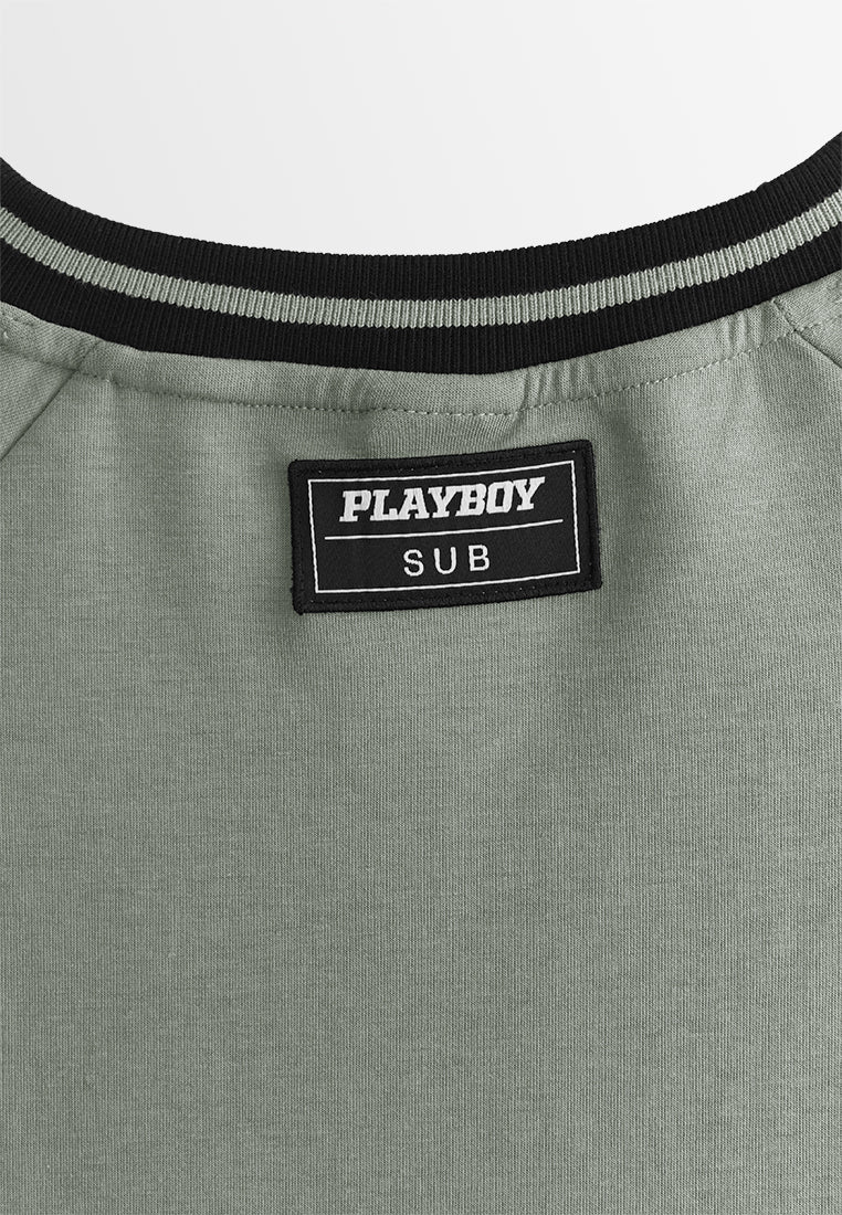 Playboy x SUB Men Oversized Fashion Tee - Grey - 610287