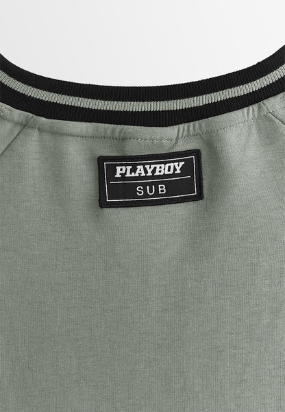 Playboy x SUB Men Oversized Fashion Tee - Grey - 610287