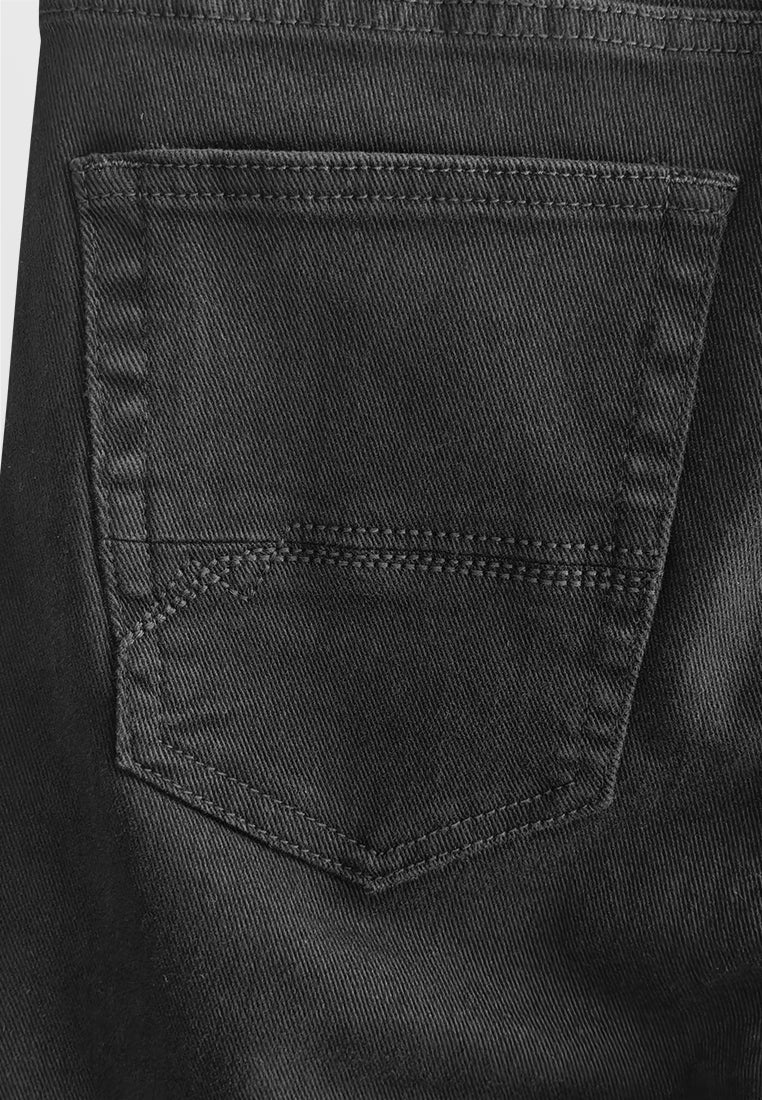 Men Skinny Fit Long Jeans - Black - 610336