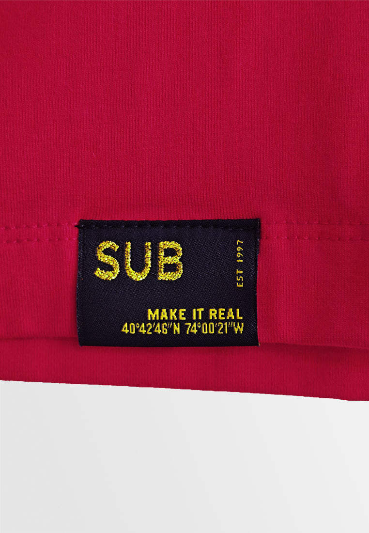 Men Short-Sleeve Graphic Tee - Red - 510356