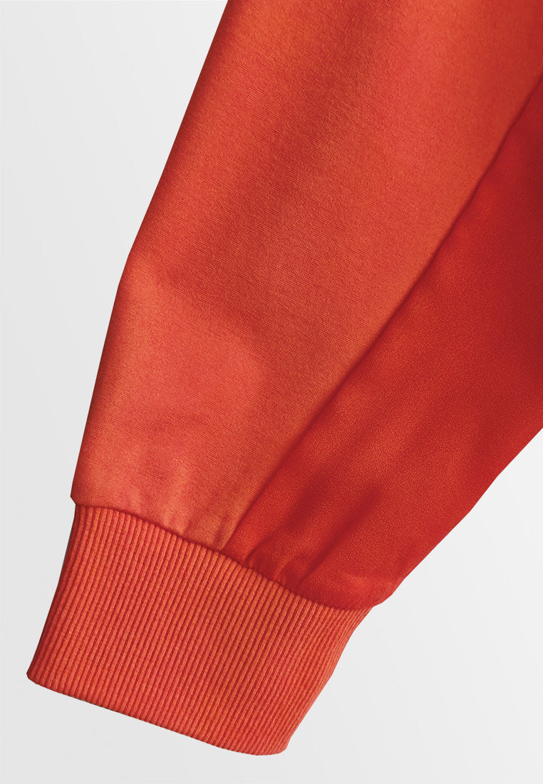 Women Long-Sleeve Sweatshirt - Orange - 410131