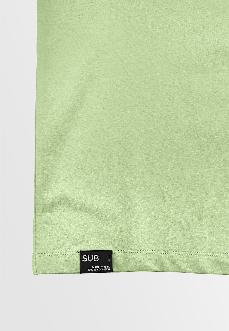 Men Short-Sleeve Graphic Tee - Light Green - 610248