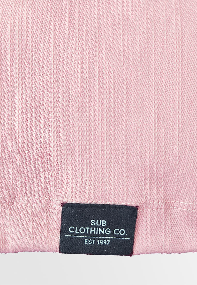 Men Short-Sleeve Fashion Tee - Pink - M3M865