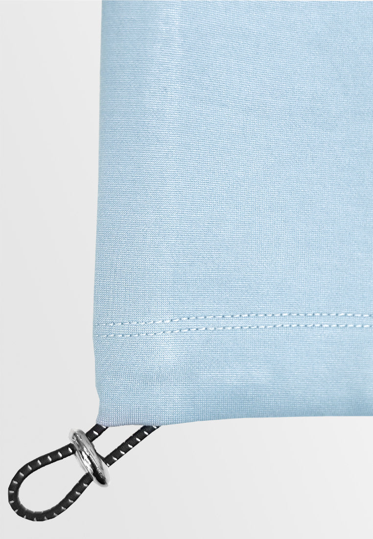 Men Short-Sleeve Oversized Polo Tee - Blue - 410072