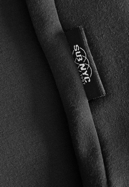 Men Oversized T-Shirt Short Sleeve - Black - 510163