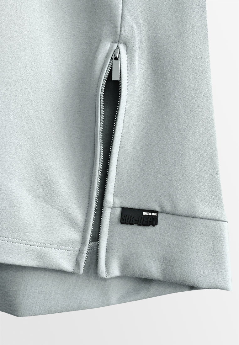 Women T-Shirt Midi Dress - Grey - 510273