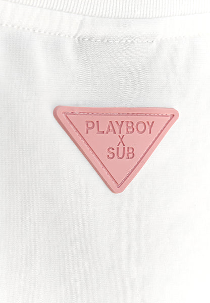 Playboy x SUB Women Sleeveless Fashion Tee - White - 610361