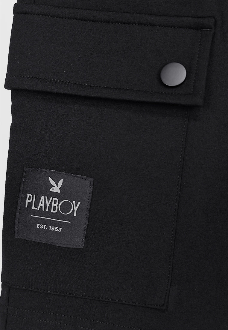 Playboy x SUB Men Short Jogger - Black - 410158