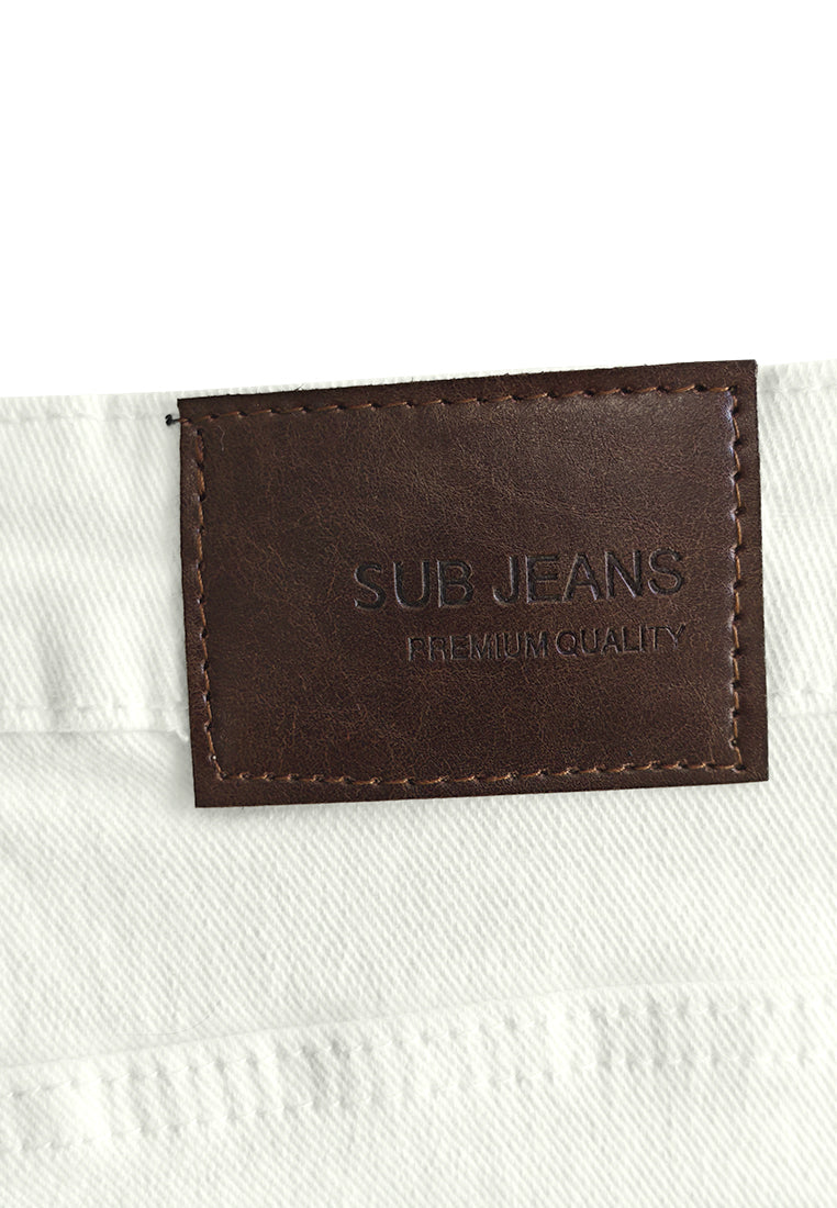 Men Slim Fit Long Jeans - White - 610294