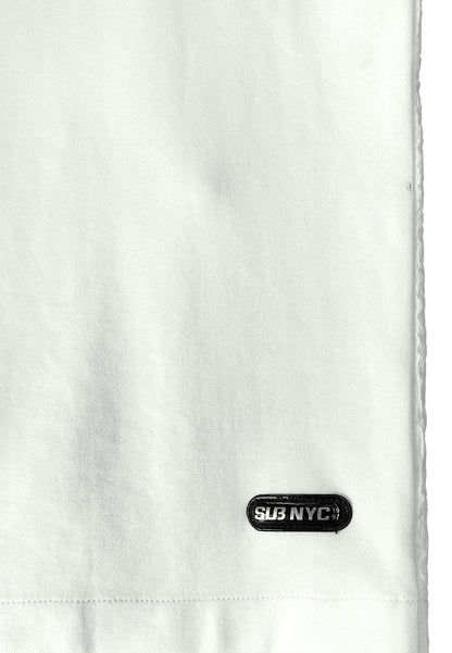 Men Oversized T-Shirt Short Sleeve - White - 410241