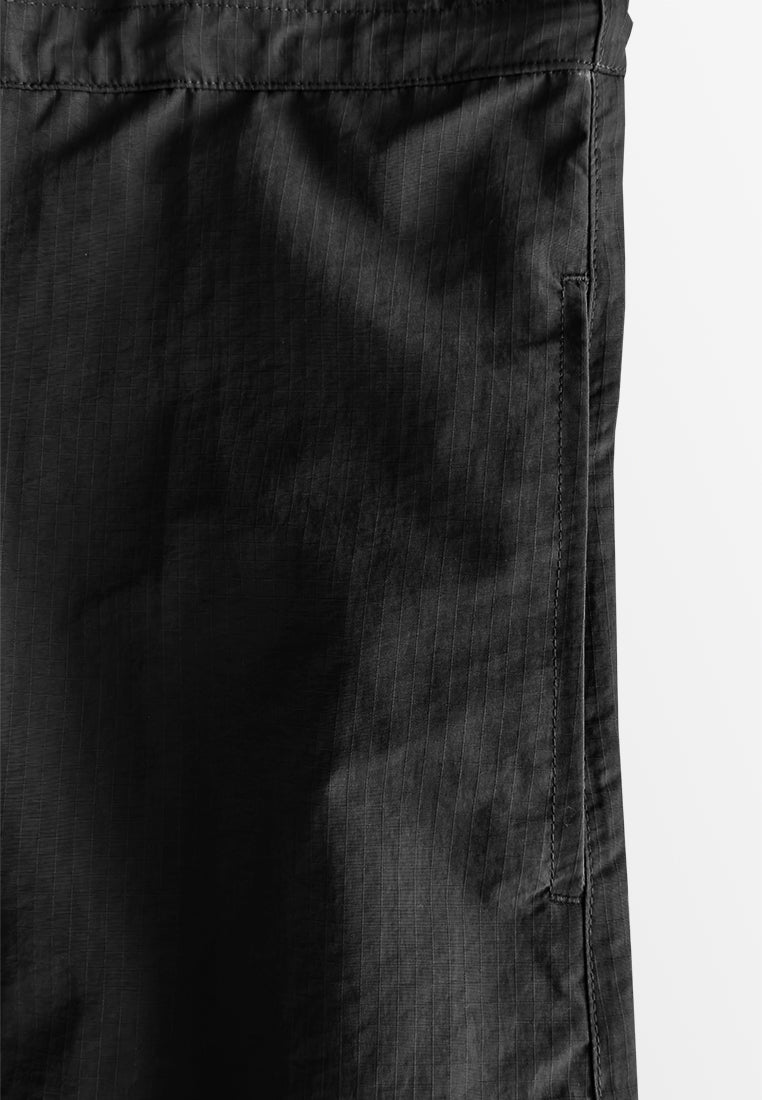 Women Long-Sleeve Midi Dress - Black - 510047