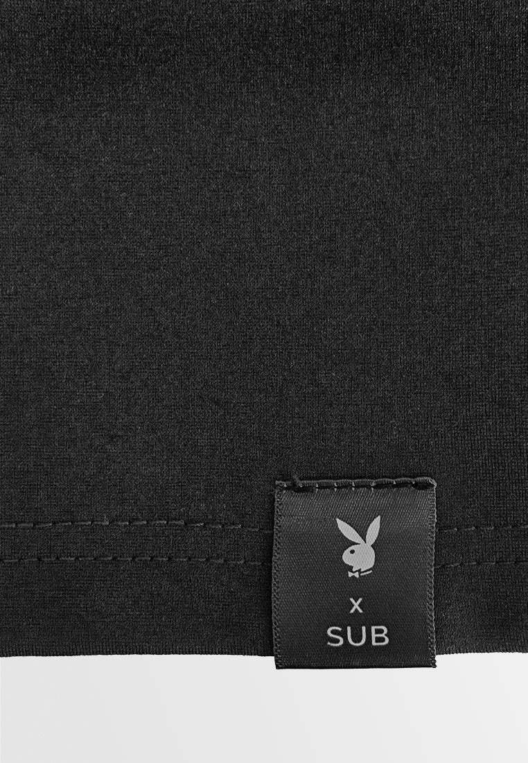Playboy x SUB Women Midi Dress - Black - 610363
