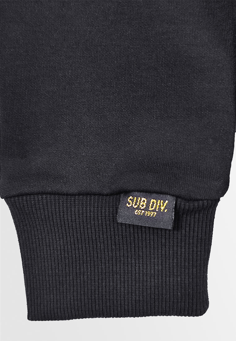 Men Long-Sleeve Sweatshirt Hoodies - Black - 310018