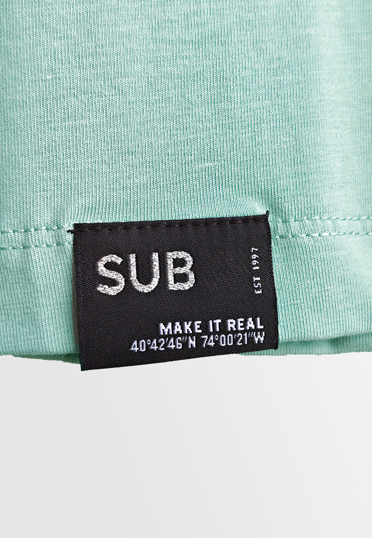 Men Short-Sleeve Graphic Tee - Light Green - 510161