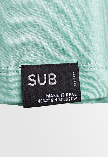 Men Short-Sleeve Graphic Tee - Light Green - 510161