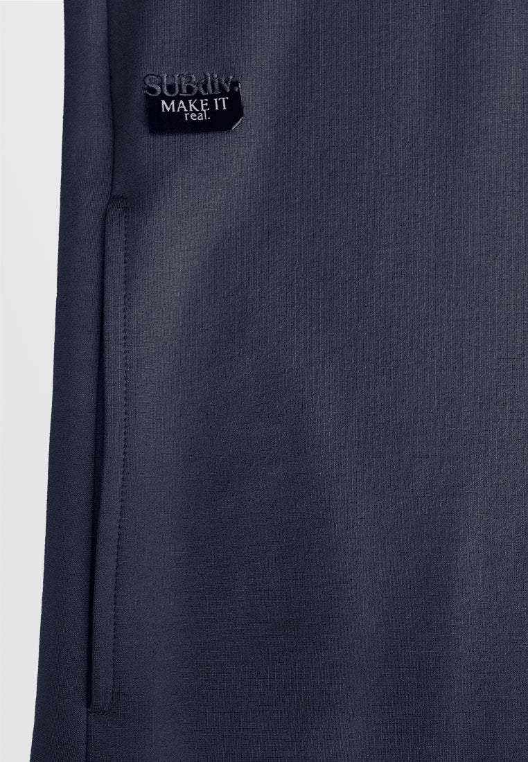 Women T-Shirt Midi Dress - Navy - 610345