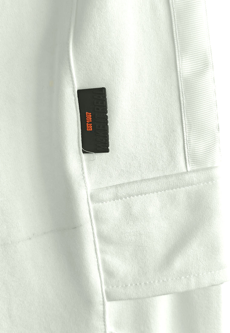 Men Long Jogger - White - 510243