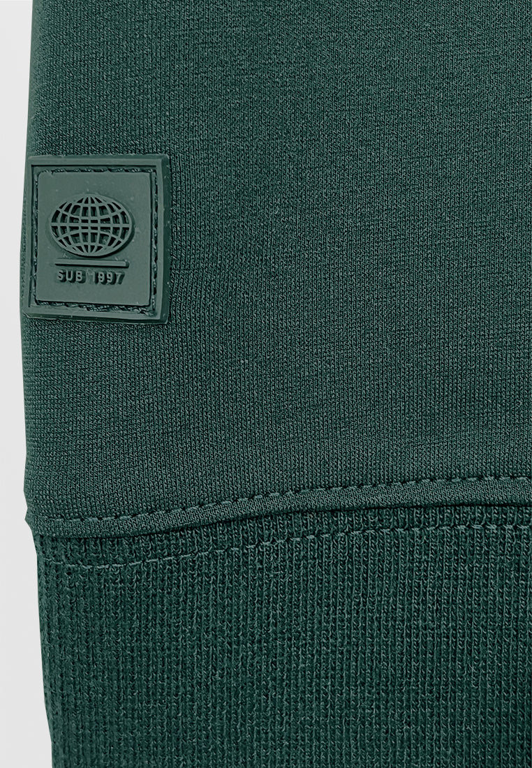 Women Short-Sleeve Sweatshirt - Dark Green - F3W909